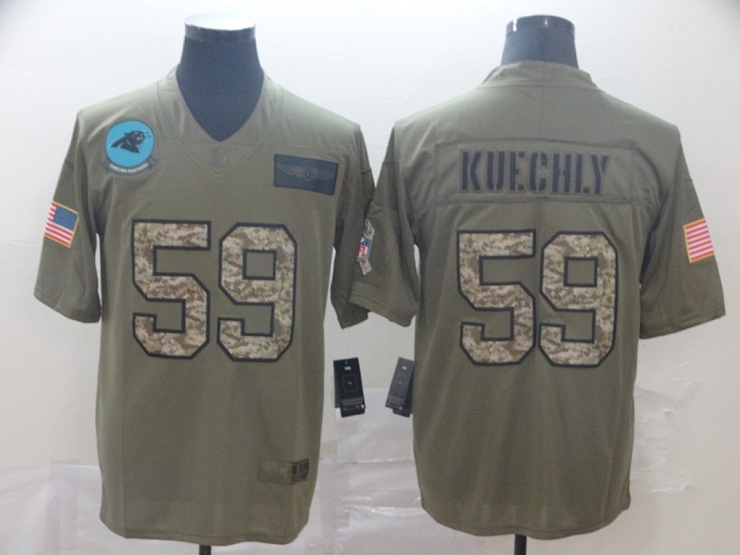 Carolina Panthers — Militar Letras Camuflaje