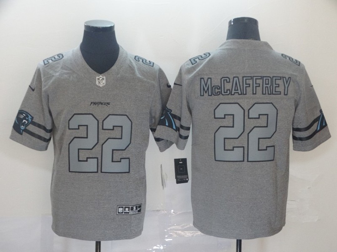Carolina Panthers — Gris Jaspeado Retro