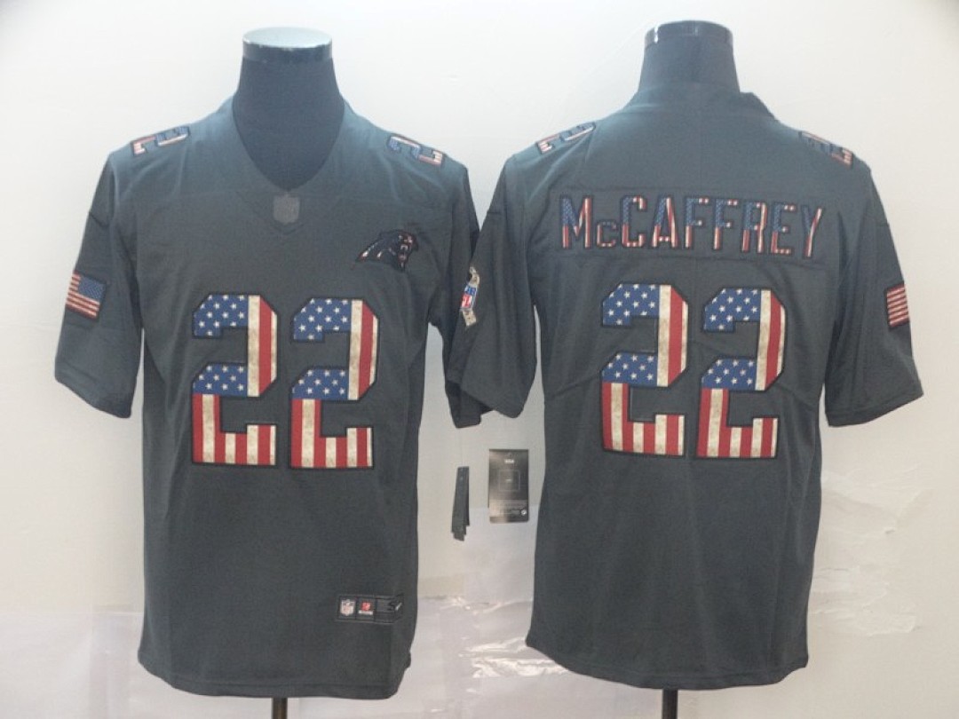 Carolina Panthers — Negro Carbón Retro Bandera
