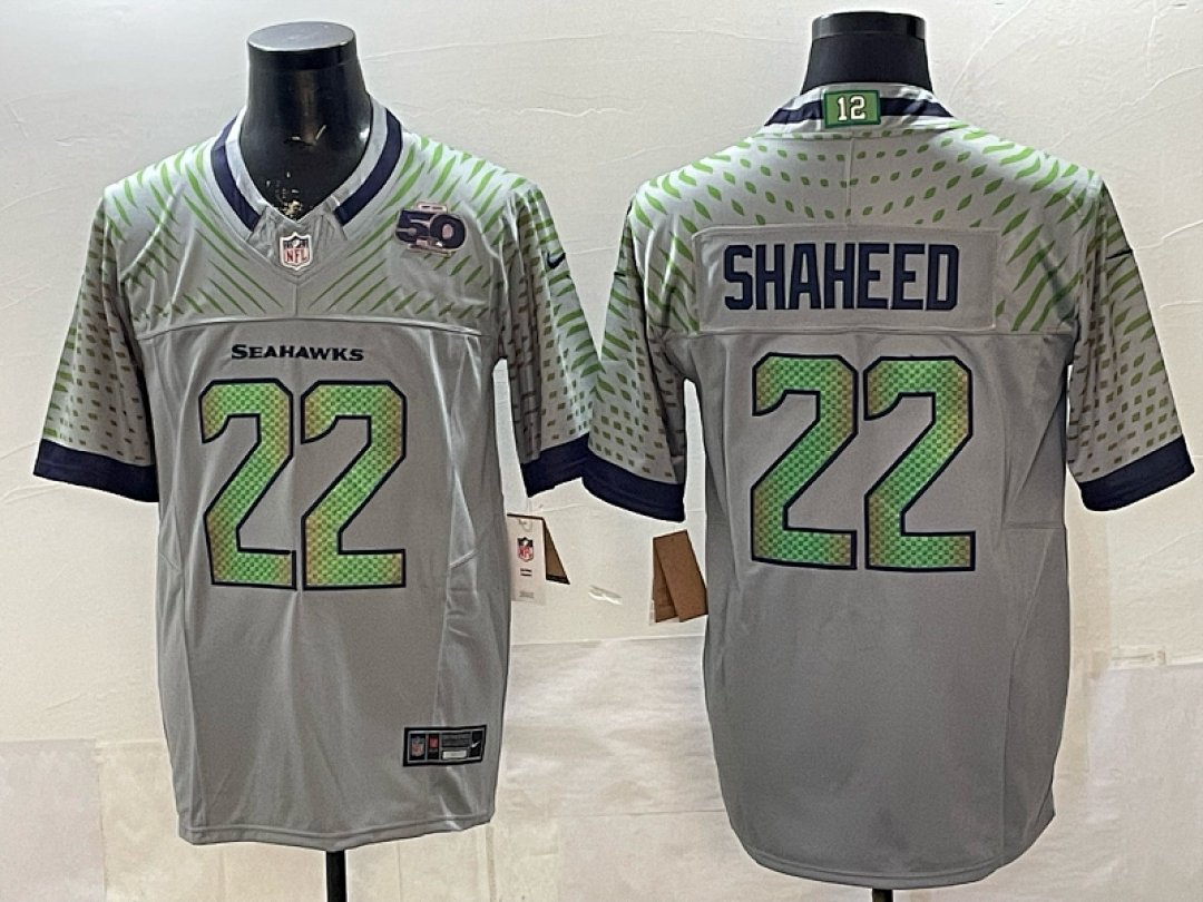 Seattle Seahawks — Gris Retro Edición