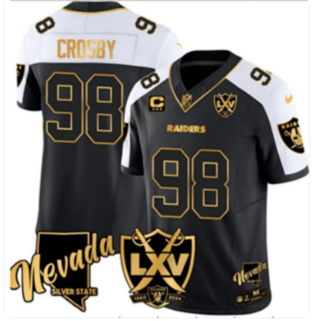 Las Vegas Raiders — Thanksgiving Letras Doradas