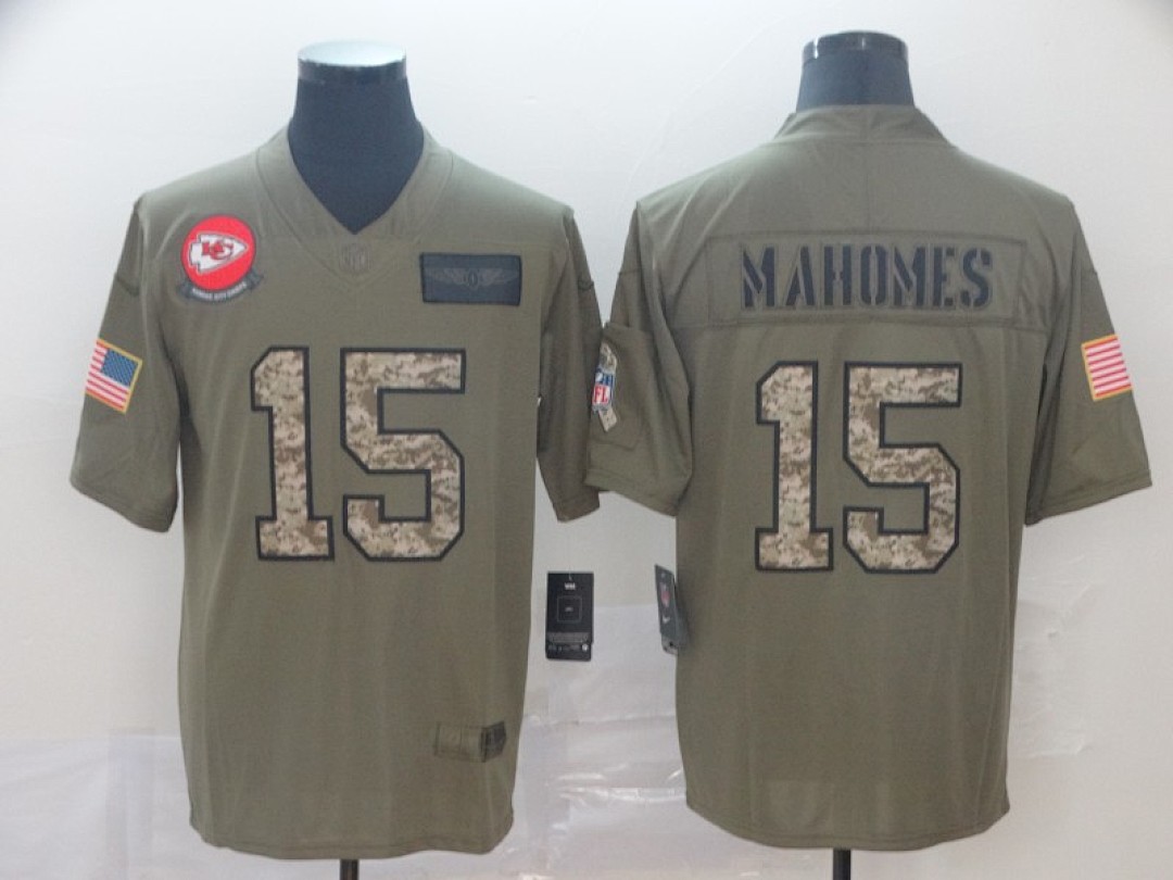 Kansas City Chiefs — Militar Letras Camuflaje