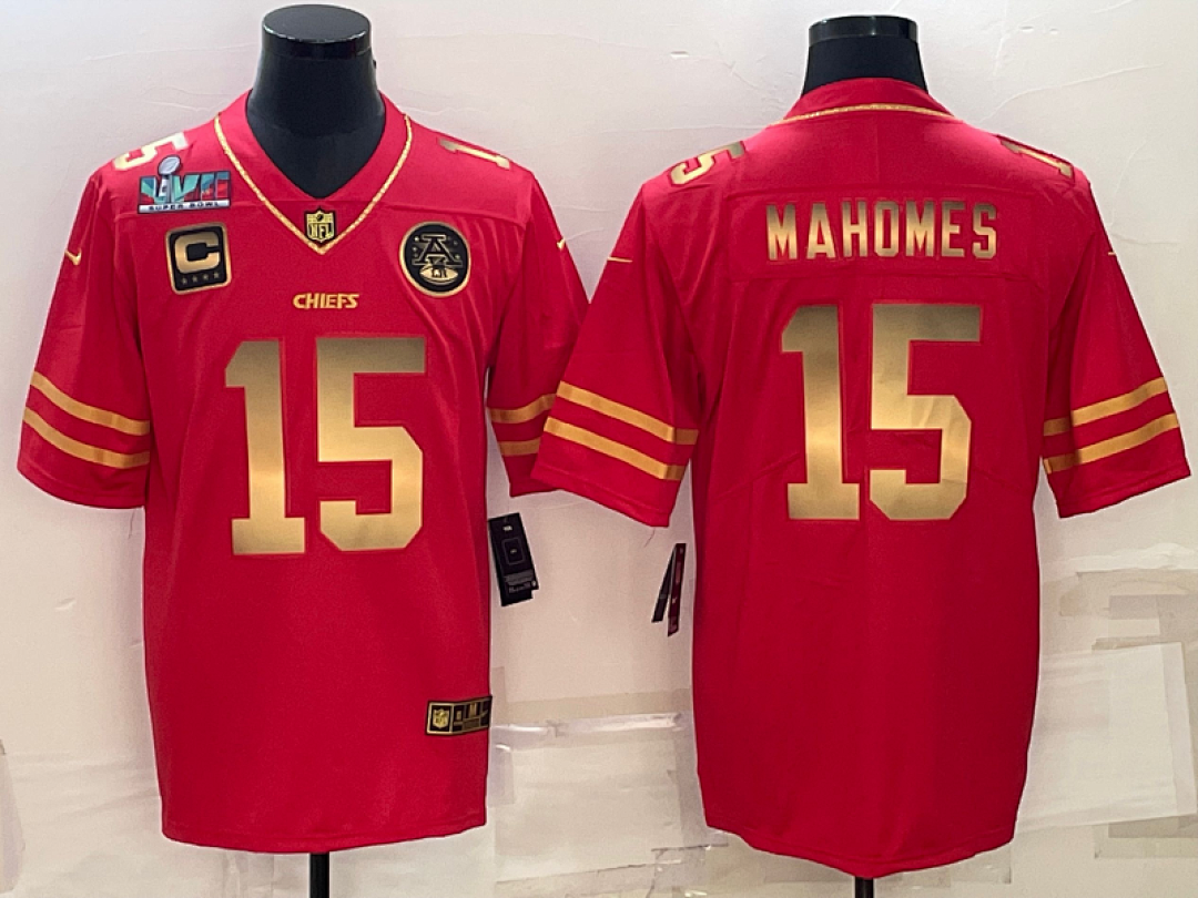 Kansas City Chiefs — Rojo Letras Doradas 2ª Edición