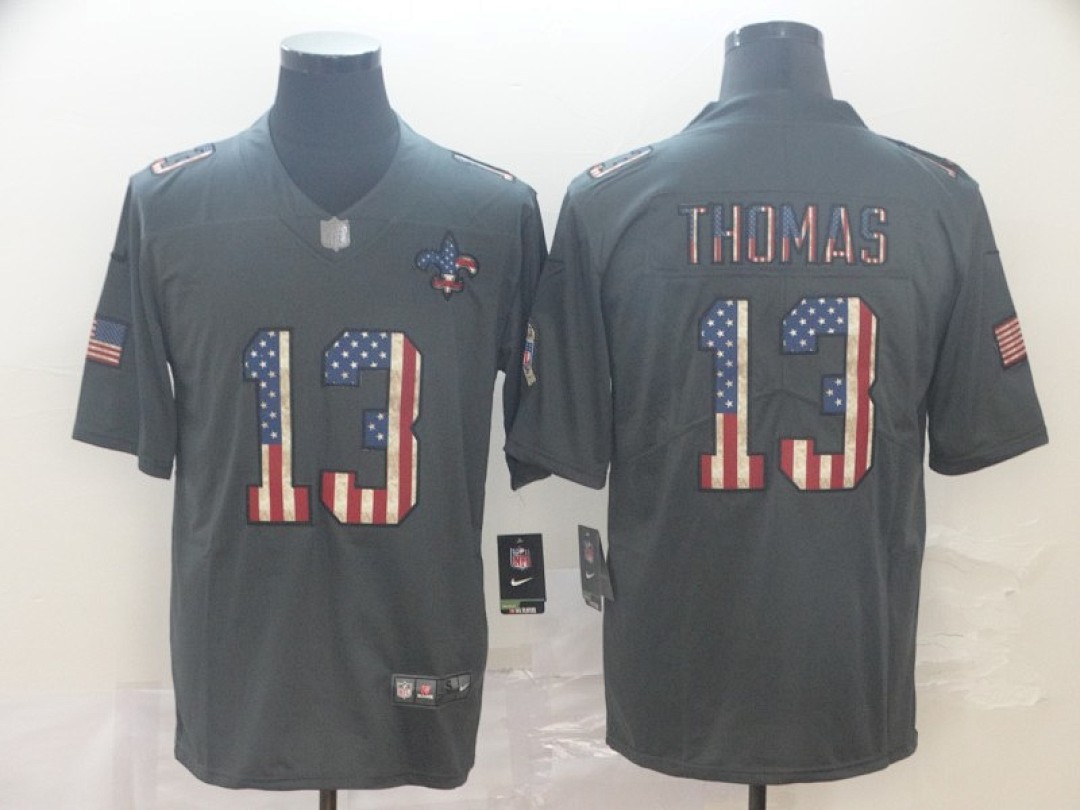New Orleans Saints — Negro Carbón Bandera