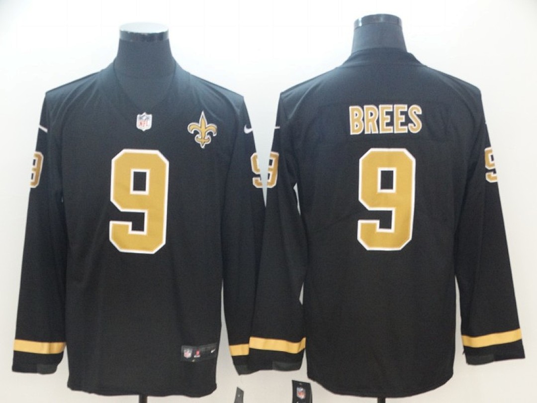 New Orleans Saints — Negro Manga Larga