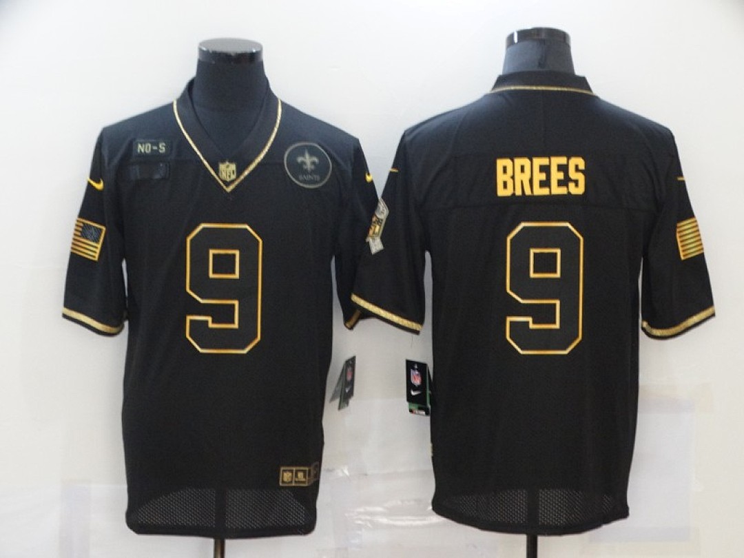 New Orleans Saints — Salute to Service Retro Letras Doradas