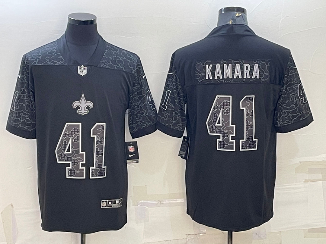 New Orleans Saints — Negro Reflectante