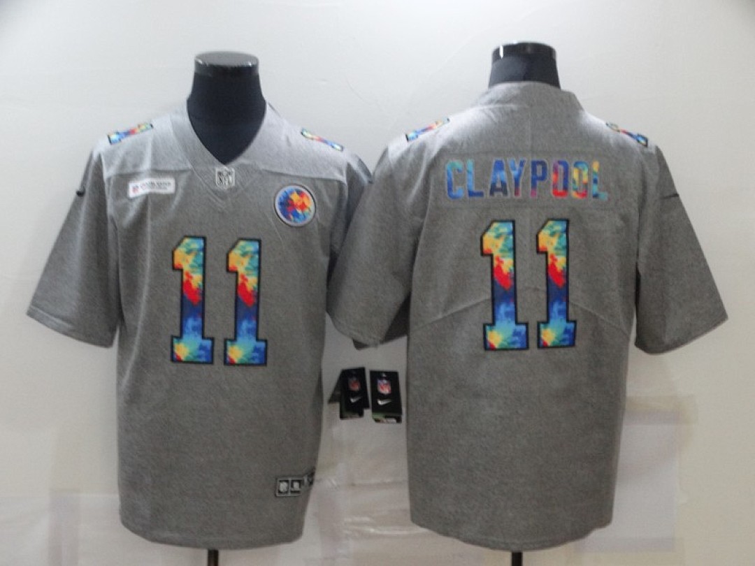 Pittsburgh Steelers — Gris Jaspeado Arcoíris